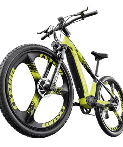 CYSUM CM520 Electric Mountain Bike 29*2.1 Inch Chaoyan Tire 500W Brushless Motor 35-40Km/h Max Speed 48V 14Ah LG Removable Battery Shimano 7 Speed 50-70KM Range Dual Disc Brakes - Green -rockbros-shop CYSUM CM520 Electric Bike 48V 500W Motor Black Blue 513296 1