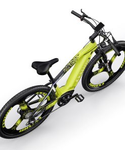 CYSUM CM520 Electric Mountain Bike 29*2.1 Inch Chaoyan Tire 500W Brushless Motor 35-40Km/h Max Speed 48V 14Ah LG Removable Battery Shimano 7 Speed 50-70KM Range Dual Disc Brakes - Green -rockbros-shop CYSUM CM520 Electric Bike 48V 500W Motor Black Blue 513296 3