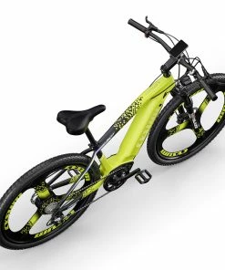 CYSUM CM520 Electric Mountain Bike 29*2.1 Inch Chaoyan Tire 500W Brushless Motor 35-40Km/h Max Speed 48V 14Ah LG Removable Battery Shimano 7 Speed 50-70KM Range Dual Disc Brakes - Green 10 CYSUM CM520 Electric Mountain Bike 29*2.1 Inch Chaoyan Tire 500W Brushless Motor 35-40Km/h Max Speed 48V 14Ah LG Removable Battery Shimano 7 Speed 50-70KM Range Dual Disc Brakes - Green -rockbros-shop CYSUM CM520 Electric Bike 48V 500W Motor Black Blue 513296 3