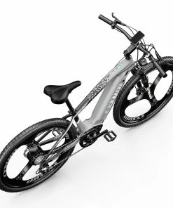CYSUM CM520 Electric Mountain Bike 29*2.1 Inch Chaoyan Tire 500W Brushless Motor 35-40Km/h Max Speed 48V 14Ah LG Removable Battery Shimano 7 Speed 50-70KM Range Dual Disc Brakes - Grey -rockbros-shop CYSUM CM520 Electric Bike 48V 500W Motor Black Grey 513297 3