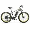 CYSUM M980 Fat Tire Electric Bike 48V 1000W Brushless Motor 17Ah Removable Battery For 50-70 Range - Black-Green 2 CYSUM M980 Fat Tire Electric Bike 48V 1000W Brushless Motor 17Ah Removable Battery For 50-70 Range - Black-Green -rockbros-shop CYSUM M980 Fat Tire Electric Bike 48V 1000W Motor Black Green 498571 0