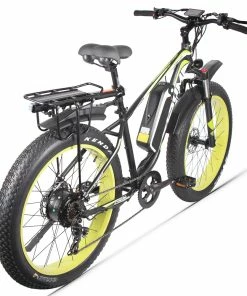 CYSUM M980 Fat Tire Electric Bike 48V 1000W Brushless Motor 17Ah Removable Battery For 50-70 Range - Black-Green 13 CYSUM M980 Fat Tire Electric Bike 48V 1000W Brushless Motor 17Ah Removable Battery For 50-70 Range - Black-Green -rockbros-shop CYSUM M980 Fat Tire Electric Bike 48V 1000W Motor Black Green 498571 5