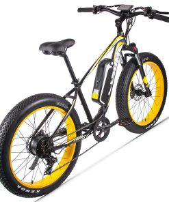 CYSUM M980 Fat Tire Electric Bike 48V 1000W Brushless Motor 17Ah Removable Battery For 50-70 Range - Black-Yellow 4 CYSUM M980 Fat Tire Electric Bike 48V 1000W Brushless Motor 17Ah Removable Battery For 50-70 Range - Black-Yellow -rockbros-shop CYSUM M980 Fat Tire Electric Bike 48V 1000W Motor Black Yellow 498573 2