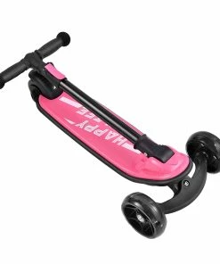 Kick Scooter Glide Scooter With Extra Wide PU Light-Up Wheels And 4 Adjustable Heights For Children From 3-12 Pink 10 Kick Scooter Glide Scooter With Extra Wide PU Light-Up Wheels And 4 Adjustable Heights For Children From 3-12 Pink -rockbros-shop Children Scooter Pink 426992 2
