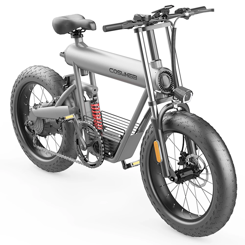 Coswheel T20 E-bike 500W Motor 48V 20Ah Battery 50-70KM Range 45kmh Max Speed Off-road Bike Space Grey 4 Coswheel T20 E-bike 500W Motor 48V 20Ah Battery 50-70KM Range 45kmh Max Speed Off-road Bike Space Grey - Image 2