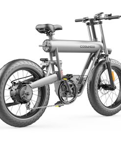 Coswheel T20 E-bike 500W Motor 48V 20Ah Battery 50-70KM Range 45kmh Max Speed Off-road Bike Space Grey -rockbros-shop Coswheel T20 E bike 20Ah Battery 48V 500W Motor Space Grey 499398 4
