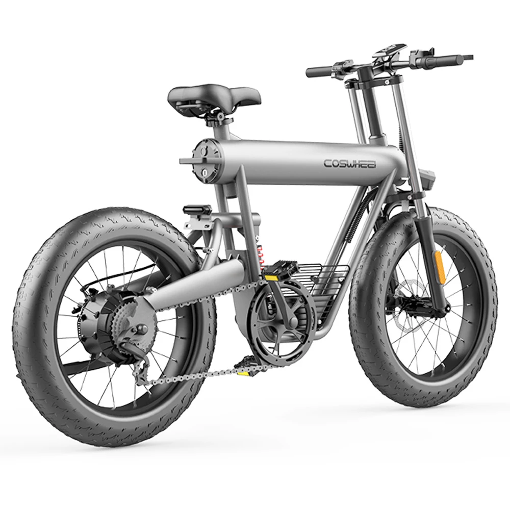 Coswheel T20 E-bike 500W Motor 48V 20Ah Battery 50-70KM Range 45kmh Max Speed Off-road Bike Space Grey 7 Coswheel T20 E-bike 500W Motor 48V 20Ah Battery 50-70KM Range 45kmh Max Speed Off-road Bike Space Grey - Image 5