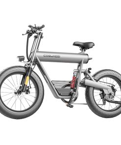 Coswheel T20 E-bike 500W Motor 48V 20Ah Battery 50-70KM Range 45kmh Max Speed Off-road Bike Space Grey -rockbros-shop Coswheel T20 E bike 20Ah Battery 48V 500W Motor Space Grey 499398 5
