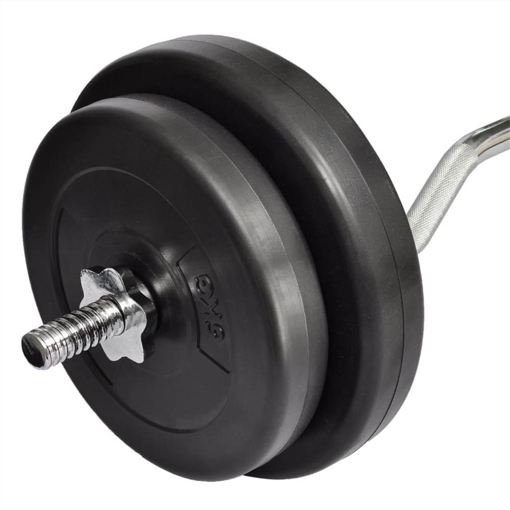 Curl Bar with Weights 30kg Curl Bar With Weights 30kg -rockbros-shop Curl Bar with Weights 30kg 485878 2