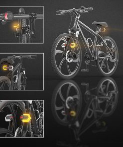 Cycling Wireless Turning Signal Light Visible Day And Night USB Charging For Bike, Electric Bycicle And Scooter -rockbros-shop Cycling Wireless Turning Signal Light for Bycicle and Scooter 498284 3