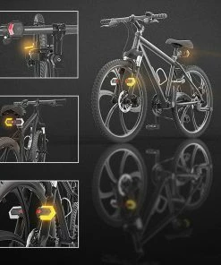 Cycling Wireless Turning Signal Light Visible Day And Night USB Charging For Bike, Electric Bycicle And Scooter -rockbros-shop Cycling Wireless Turning Signal Light for Bycicle and Scooter 498284 3