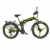 Cyrusher XF770 Folding Electric Bike 500W 48V 10 Ah Hidden Battery 7 Speed Mountain E-bike - Green -rockbros-shop Cyrusher XF770 Folding Electric Bike Green 499380 0