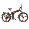 Cyrusher XF770 Folding Electric Bike 500W 48V 10 Ah Hidden Battery 7 Speed Mountain E-bike - Red -rockbros-shop Cyrusher XF770 Folding Electric Bike Red 499381 0