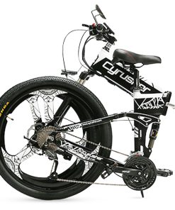 Cyrusher XF770 Folding Electric Bike 500W 48V 10 Ah Hidden Battery 7 Speed Mountain E-bike - White 4 Cyrusher XF770 Folding Electric Bike 500W 48V 10 Ah Hidden Battery 7 Speed Mountain E-bike - White -rockbros-shop Cyrusher XF770 Folding Electric Bike White 499377 2