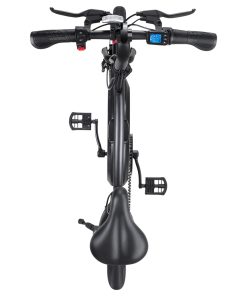 DYU D3+ Folding Moped Electric Bike 14 Inch Inflatable Rubber Tires 240W Motor Max Speed 25km/h Up To 45km Range Dual Disc Brakes Adjustable Height APP Control - White -rockbros-shop D3 DYU Folding Moped Electric Bike 14 Inch White 899292