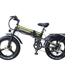 DEEPOWER H20 Pro (GR20) Electric Bike 20*4.0 Inch Fat Tire 48V 1000W Motor 51Km/h Max Load 17.5Ah Battery Shimano 7 Speed Gear 150KG Load -rockbros-shop DEEPOWER H20pro GR20 Electric Bike 20 4 0 inch Tire 518441 1