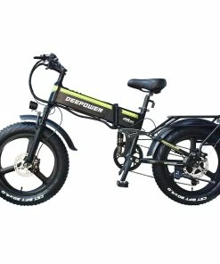 DEEPOWER H20 Pro (GR20) Electric Bike 20*4.0 Inch Fat Tire 48V 1000W Motor 51Km/h Max Load 17.5Ah Battery Shimano 7 Speed Gear 150KG Load -rockbros-shop DEEPOWER H20pro GR20 Electric Bike 20 4 0 inch Tire 518441 1