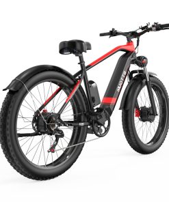 DUOTTS F26 Electric Mountain Bike 750W*2 Dual Motors 48V 20Ah LG Battery 26*4.0 Inch Fat Tires 55Km/h Max Speed 55 Degree Climbing Smart LCD Display Dual Disc Brakes Front Shock Absorption 150KG Max Load 100KM Range - Black -rockbros-shop DUOTTS F26 Electric Bike 750W 2 Dual Motors LG 20Ah Battery Black 518023 4