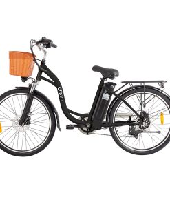 DYU C6 Electric Bicycle 350W Motor Max Speed 25km/h 36V 12.5Ah Battery 70km Max Range - Black
