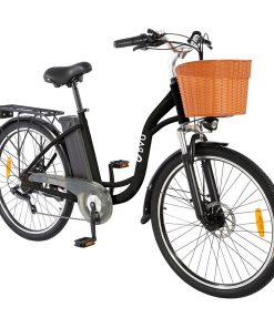 DYU C6 Electric Bicycle 350W Motor Max Speed 25km/h 36V 12.5Ah Battery 70km Max Range - Black -rockbros-shop DYU C6 Electric Bicycle 350W Motor 36V 12 5AH Black 519266 2