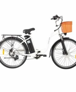 DYU C6 Electric Bicycle 350W Motor Max Speed 25km/h 36V 12.5AH 70km Max Range - White