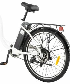 DYU C6 Electric Bicycle 350W Motor Max Speed 25km/h 36V 12.5AH 70km Max Range - White -rockbros-shop DYU C6 Electric Bicycle 350W Motor 36V 12 5AH White 497642 3