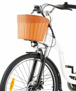 DYU C6 Electric Bicycle 350W Motor Max Speed 25km/h 36V 12.5AH 70km Max Range - White -rockbros-shop DYU C6 Electric Bicycle 350W Motor 36V 12 5AH White 497642 5