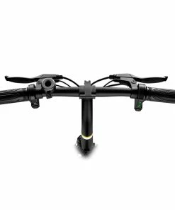 DYU D3F With Pedal Folding Moped Electric Bike 14 Inch Inflatable Rubber Tires 240W Motor 10Ah Battery Max Speed 25km/h Up To 45km Range Dual Disc Brakes Adjustable Height - Black -rockbros-shop DYU D3F Folding Moped Electric Bike 14 Inch Black 425969 5 1