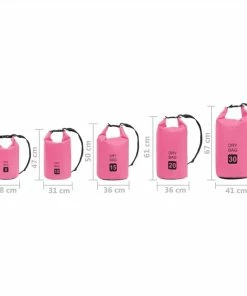 Dry Bag Pink 30 L PVC -rockbros-shop Dry Bag Pink 30 L PVC 460231 5