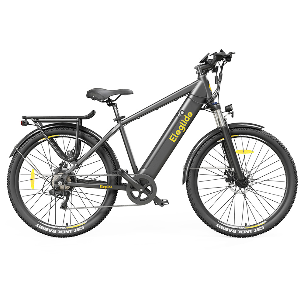 ELEGLIDE T1 Electric Trekking Bike Trekking E-Bike 27.5 Inch CST Tires 36V 12.5AH Battery 250W Motor Shimano 7 Gears Max Speed 25Km/h Max Range 100KM Max Load 120KG IPX4 Waterproof Dual Disk Brake - Black ELEGLIDE T1 Electric Trekking Bike Trekking E-Bike 27.5 Inch CST Tires 36V 12.5AH Battery 250W Motor Shimano 7 Gears Max Speed 25Km/h Max Range 100KM Max Load 120KG IPX4 Waterproof Dual Disk Brake - Black -rockbros-shop ELEGLIDE T1 Electric Bike 36V 12 5AH 250W MTB Bike 500404 0