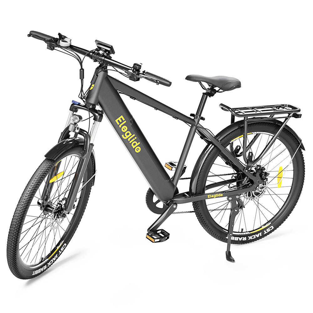 ELEGLIDE T1 Electric Trekking Bike Trekking E-Bike 27.5 Inch CST Tires 36V 12.5AH Battery 250W Motor Shimano 7 Gears Max Speed 25Km/h Max Range 100KM Max Load 120KG IPX4 Waterproof Dual Disk Brake - Black ELEGLIDE T1 Electric Trekking Bike Trekking E-Bike 27.5 Inch CST Tires 36V 12.5AH Battery 250W Motor Shimano 7 Gears Max Speed 25Km/h Max Range 100KM Max Load 120KG IPX4 Waterproof Dual Disk Brake - Black -rockbros-shop ELEGLIDE T1 Electric Bike 36V 12 5AH 250W MTB Bike 500404 4