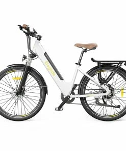2PCS ELEGLIDE T1 STEP-THRU Electric Trekking Bike 27.5 Inch CST Tires 36V 12.5AH Battery 250W Brushless Motor Shimano 7 Gears Max Speed 25Km/h Max Range 100KM Max Load 120KG IPX4 Waterproof Dual Disk BrakeTrekking E-Bike - White -rockbros-shop ELEGLIDE T1 STEP THRU Electric Bike 36V 12 5AH 250W MTB Bike 500405 1 1