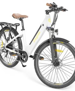 ELEGLIDE T1 STEP-THRU Electric Trekking Bike Trekking E-Bike 27.5 Inch CST Tires 36V 12.5AH Battery 250W Brushless Motor Shimano 7 Gears Max Speed 25Km/h Max Range 100KM Max Load 120KG IPX4 Waterproof Dual Disk Brake - White 5 ELEGLIDE T1 STEP-THRU Electric Trekking Bike Trekking E-Bike 27.5 Inch CST Tires 36V 12.5AH Battery 250W Brushless Motor Shimano 7 Gears Max Speed 25Km/h Max Range 100KM Max Load 120KG IPX4 Waterproof Dual Disk Brake - White -rockbros-shop ELEGLIDE T1 STEP THRU Electric Bike 36V 12 5AH 250W MTB Bike 500405 3
