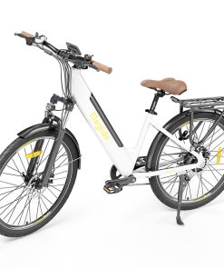 ELEGLIDE T1 STEP-THRU Electric Trekking Bike Trekking E-Bike 27.5 Inch CST Tires 36V 12.5AH Battery 250W Brushless Motor Shimano 7 Gears Max Speed 25Km/h Max Range 100KM Max Load 120KG IPX4 Waterproof Dual Disk Brake - White 6 ELEGLIDE T1 STEP-THRU Electric Trekking Bike Trekking E-Bike 27.5 Inch CST Tires 36V 12.5AH Battery 250W Brushless Motor Shimano 7 Gears Max Speed 25Km/h Max Range 100KM Max Load 120KG IPX4 Waterproof Dual Disk Brake - White -rockbros-shop ELEGLIDE T1 STEP THRU Electric Bike 36V 12 5AH 250W MTB Bike 500405 4