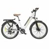 ELEGLIDE T1 STEP-THRU Electric Trekking Bike Trekking Bike 27.5 Inch CST Tires 36V 12.5AH Battery 250W Brushless Motor Shimano 7 Gears Max Speed 25Km/h Max Range 100KM Max Load 120KG IPX4 Waterproof Dual Disk Brake - White -rockbros-shop ELEGLIDE T1 STEP THRU Electric Bike 36V 12 5AH 250W MTB Bike 501111 0