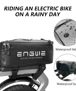 ENGWE Bike Trunk Bag Bicycle Rack Rear Carrier Bag 7L -rockbros-shop ENGWE Bike Trunk Bag Bicycle Rack Rear Carrier Bag 7L 518256 2
