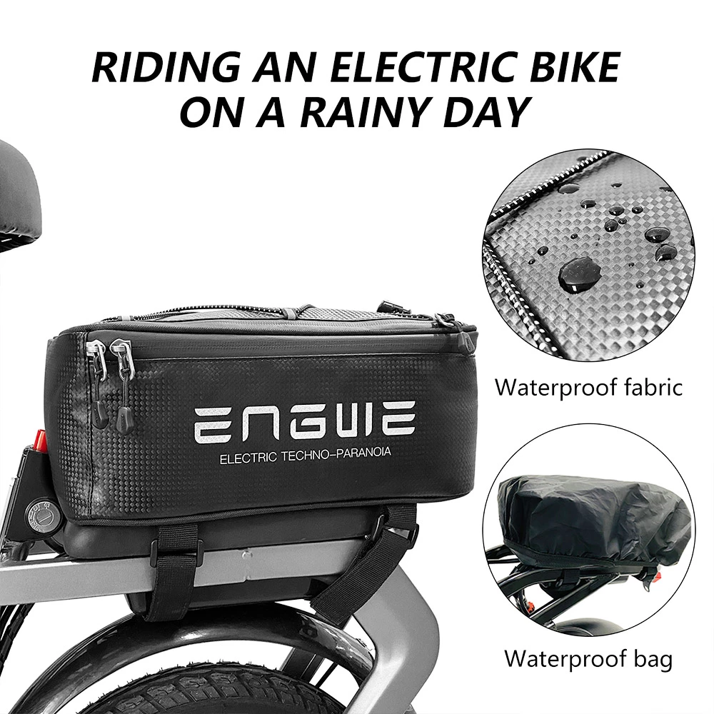 ENGWE Bike Trunk Bag Bicycle Rack Rear Carrier Bag 7L 5 ENGWE Bike Trunk Bag Bicycle Rack Rear Carrier Bag 7L - Image 3