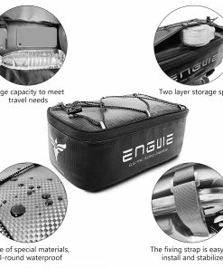 ENGWE Bike Trunk Bag Bicycle Rack Rear Carrier Bag 7L 10 ENGWE Bike Trunk Bag Bicycle Rack Rear Carrier Bag 7L -rockbros-shop ENGWE Bike Trunk Bag Bicycle Rack Rear Carrier Bag 7L 518256 3