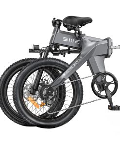 ENGWE C20 Pro Folding Electric Bicycle 20*3.0 Inch Fat Tires 500W Brushless Motor 36V 16Ah Battery 25Km/h Max Speed 120KM Range 150KG Max Load Dual Disc Brakes Shimano 7-Speed Gear- Gray -rockbros-shop ENGWE C20 Pro Folding Electric Bicycle 36V 16Ah Battery Grey 519015 2