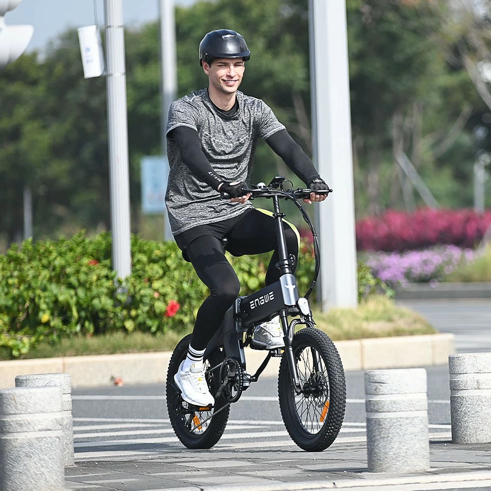 ENGWE C20 Pro Folding Electric Bicycle 20*3.0 Inch Fat Tires 500W Brushless Motor 36V 16Ah Battery 25Km/h Max Speed 120KM Range 150KG Max Load Dual Disc Brakes Shimano 7-Speed Gear- Gray 6 ENGWE C20 Pro Folding Electric Bicycle 20*3.0 Inch Fat Tires 500W Brushless Motor 36V 16Ah Battery 25Km/h Max Speed 120KM Range 150KG Max Load Dual Disc Brakes Shimano 7-Speed Gear- Gray - Image 4