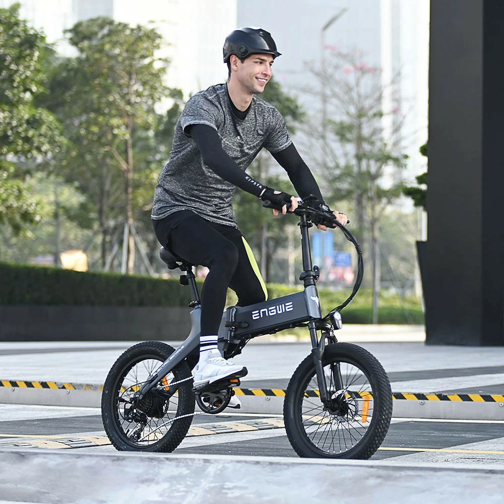 ENGWE C20 Pro Folding Electric Bicycle 20*3.0 Inch Fat Tires 500W Brushless Motor 36V 16Ah Battery 25Km/h Max Speed 120KM Range 150KG Max Load Dual Disc Brakes Shimano 7-Speed Gear- Gray 8 ENGWE C20 Pro Folding Electric Bicycle 20*3.0 Inch Fat Tires 500W Brushless Motor 36V 16Ah Battery 25Km/h Max Speed 120KM Range 150KG Max Load Dual Disc Brakes Shimano 7-Speed Gear- Gray - Image 6