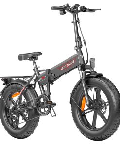 ENGWE EP-2 Pro 2022 Version Folding Electric Bike 20*4.0 Inch Fat Tire 750W Motor 35Km/h Max Speed 48V 13Ah Battery 150KG Max Load SHIMANO 7-Speed Gears Dual Disc Brake 100KM Range Mountain Beach Snow Folding Bicycle - Black