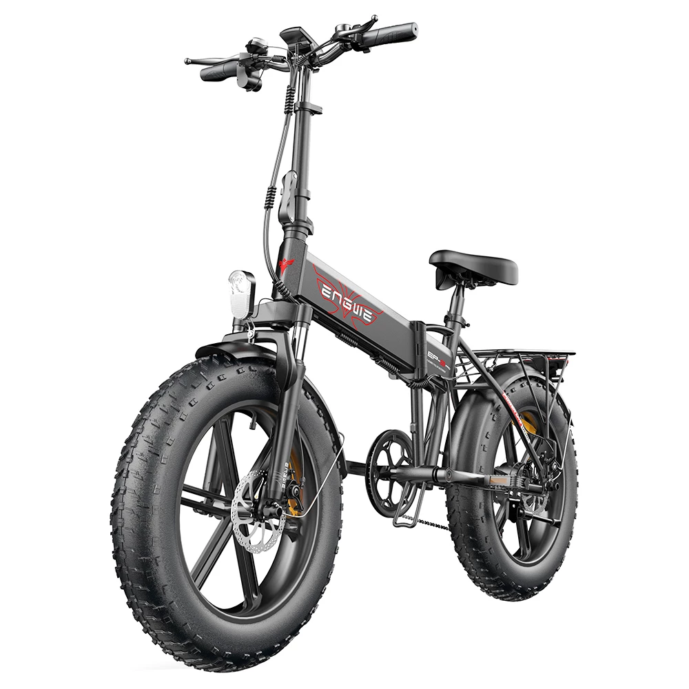 ENGWE EP-2 Pro 2022 Version Folding Electric Bike 20*4.0 Inch Fat Tire 750W Motor 35Km/h Max Speed 48V 13Ah Battery 150KG Max Load SHIMANO 7-Speed Gears Dual Disc Brake 100KM Range Mountain Beach Snow Folding Bicycle - Black 4 ENGWE EP-2 Pro 2022 Version Folding Electric Bike 20*4.0 Inch Fat Tire 750W Motor 35Km/h Max Speed 48V 13Ah Battery 150KG Max Load SHIMANO 7-Speed Gears Dual Disc Brake 100KM Range Mountain Beach Snow Folding Bicycle - Black - Image 2