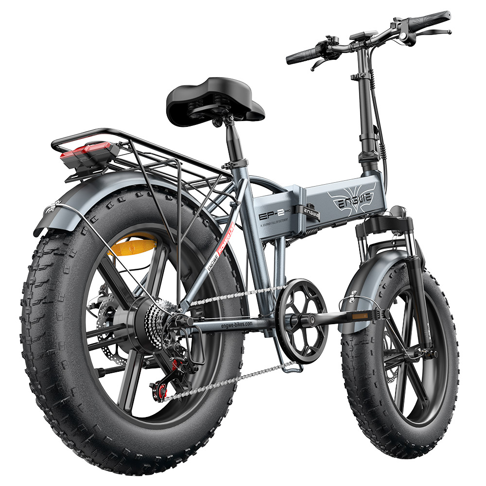 ENGWE EP-2 Pro 2022 Version Folding Electric Bike 20*4.0 Inch Fat Tire 750W Motor 35Km/h Max Speed 48V 13Ah Battery 150KG Max Load SHIMANO 7-Speed Gears Dual Disc Brake 100KM Range Mountain Beach Snow Folding Bicycle - Grey ENGWE EP-2 Pro 2022 Version Folding Electric Bike 20*4.0 Inch Fat Tire 750W Motor 35Km/h Max Speed 48V 13Ah Battery 150KG Max Load SHIMANO 7-Speed Gears Dual Disc Brake 100KM Range Mountain Beach Snow Folding Bicycle - Grey -rockbros-shop ENGWE EP 2 Folding Electric Moped Bicycle Grey 514989 3