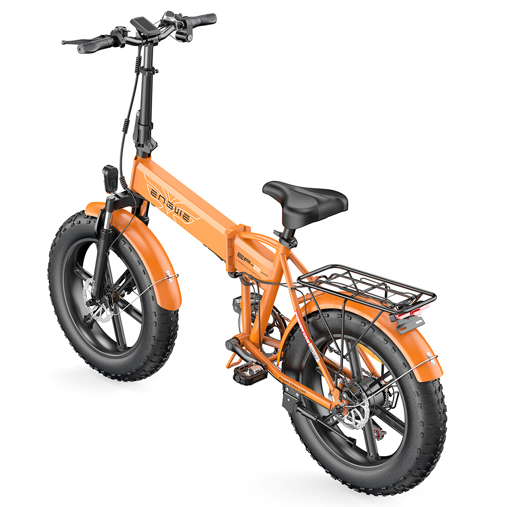 ENGWE EP-2 Pro 2022 Version Folding Electric Bike 20*4.0 Inch Fat Tire 750W Motor 35Km/h Max Speed 48V 13Ah Battery 150KG Max Load SHIMANO 7-Speed Gears Dual Disc Brake 100KM Range Mountain Beach Snow Folding Bicycle - Orange ENGWE EP-2 Pro 2022 Version Folding Electric Bike 20*4.0 Inch Fat Tire 750W Motor 35Km/h Max Speed 48V 13Ah Battery 150KG Max Load SHIMANO 7-Speed Gears Dual Disc Brake 100KM Range Mountain Beach Snow Folding Bicycle - Orange -rockbros-shop ENGWE EP 2 Folding Electric Moped Bicycle Orange 507611 2