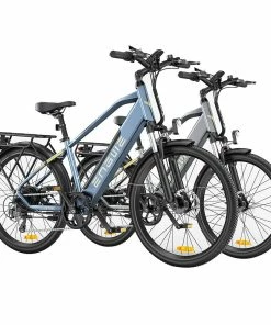 ENGWE P26 Mountain E-Bike 26 Inch Tire 36V 250W Motor 25Km/h Max Speed 17Ah Battery 100KM Range Shimano 7-Speed Gear Front Suspension Electric Bike - Grey -rockbros-shop ENGWE P26 Front Suspension Foldable E bike Mountain Bike Grey EU 519155 1