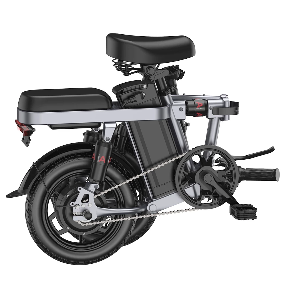 ENGWE T14 Folding Electric Bicycle 14 Inch Tire 250W Brushless Motor 48V 10Ah Battery 25km/h Max Speed - Grey 6 ENGWE T14 Folding Electric Bicycle 14 Inch Tire 250W Brushless Motor 48V 10Ah Battery 25km/h Max Speed - Grey - Image 4