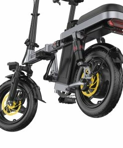 ENGWE T14 Folding Electric Bicycle 14 Inch Tire 250W Brushless Motor 48V 10Ah Battery 25km/h Max Speed - Grey 13 ENGWE T14 Folding Electric Bicycle 14 Inch Tire 250W Brushless Motor 48V 10Ah Battery 25km/h Max Speed - Grey -rockbros-shop ENGWE T14 Folding Electric Bicycle 14 Inch Tire 508466 5
