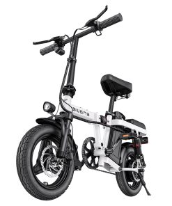 ENGWE T14 Folding Electric Bicycle 14 Inch Tire 250W Brushless Motor 48V 10Ah Battery 25km/h Max Speed - White 4 ENGWE T14 Folding Electric Bicycle 14 Inch Tire 250W Brushless Motor 48V 10Ah Battery 25km/h Max Speed - White -rockbros-shop ENGWE T14 Folding Electric Bicycle 14 Inch Tire 518559 2