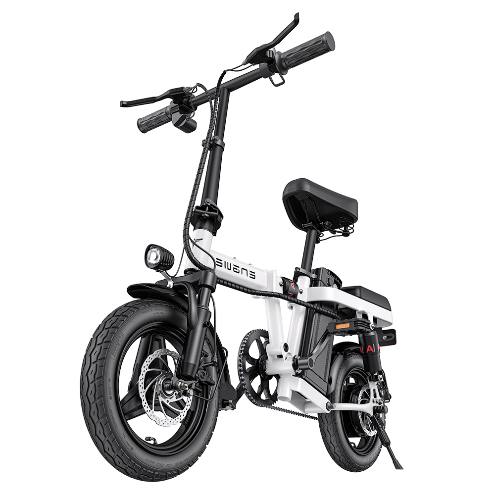 ENGWE T14 Folding Electric Bicycle 14 Inch Tire 250W Brushless Motor 48V 10Ah Battery 25km/h Max Speed - White ENGWE T14 Folding Electric Bicycle 14 Inch Tire 250W Brushless Motor 48V 10Ah Battery 25km/h Max Speed - White -rockbros-shop ENGWE T14 Folding Electric Bicycle 14 Inch Tire 518559 2
